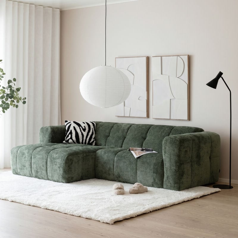 Pilvi divaanisohva vasen vihreä Garnet myrtle